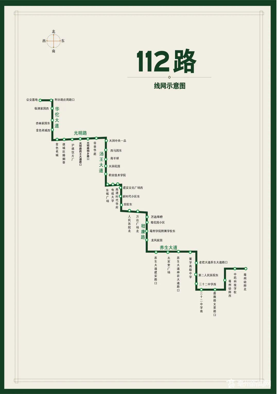 亳州最新公交路线图全面解析