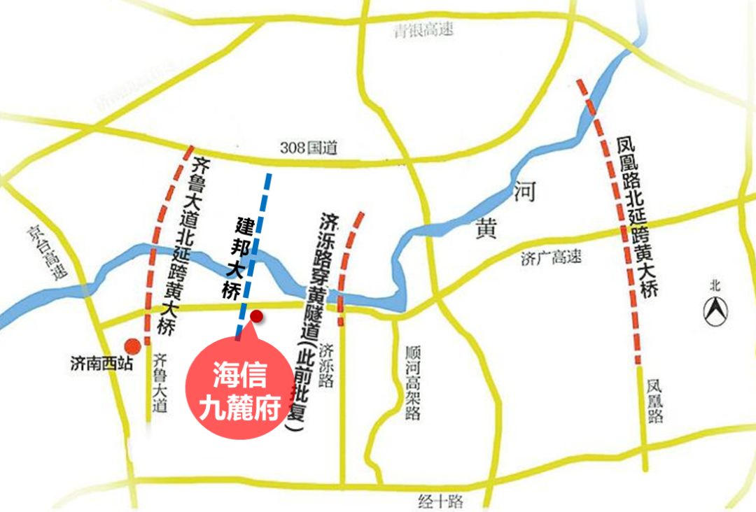 济南北跨最新规划图，城市蓝图与发展展望