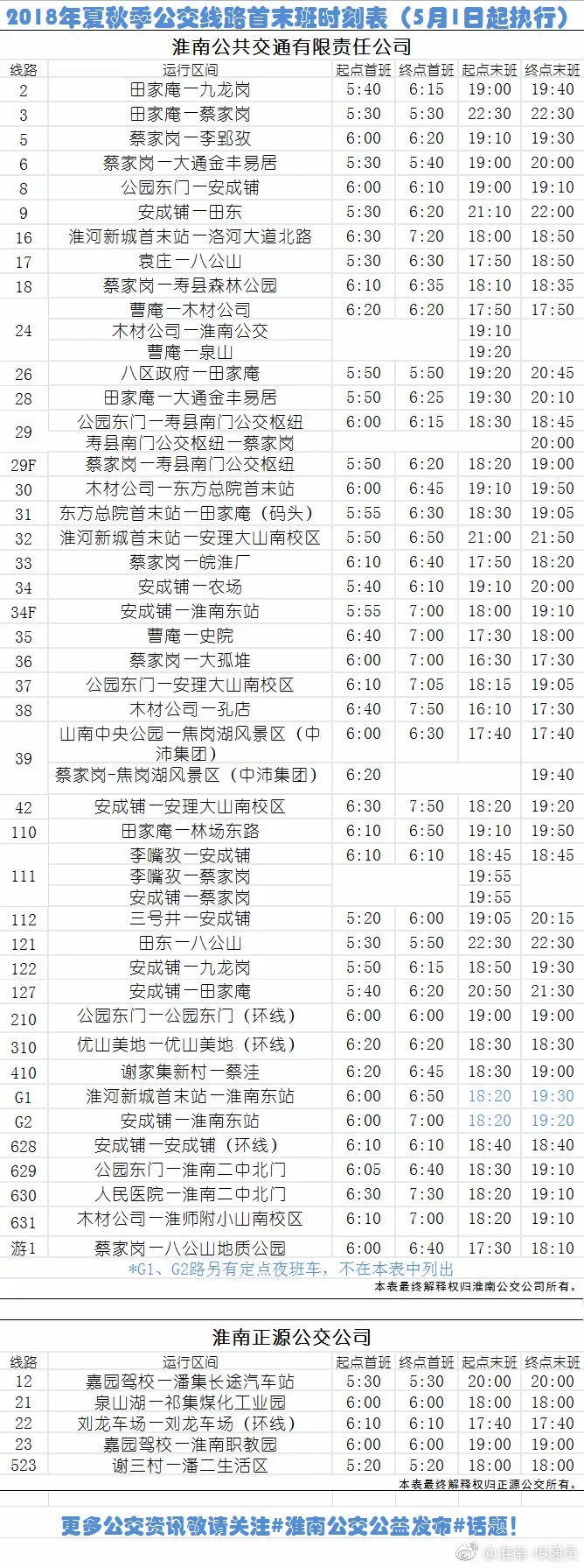 淮南G1最新时刻表全面解析