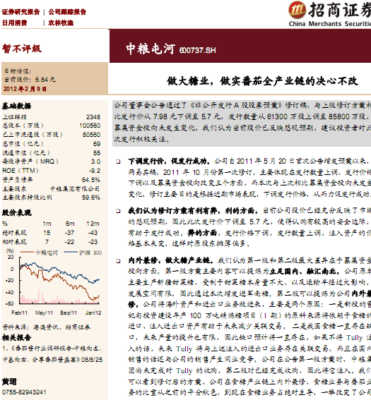 中粮屯河股票最新动态全面解析